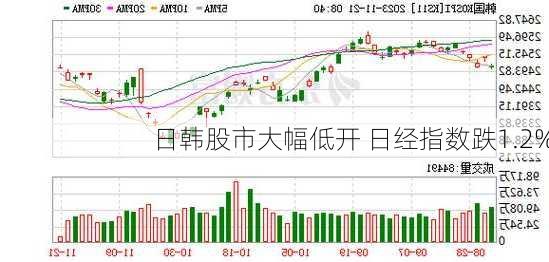 日韩股市大幅低开 日经指数跌1.2%