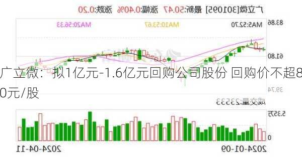 广立微：拟1亿元-1.6亿元回购公司股份 回购价不超80元/股