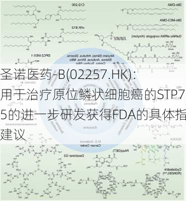 圣诺医药-B(02257.HK)：用于治疗原位鳞状细胞癌的STP705的进一步研发获得FDA的具体指导建议