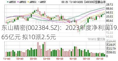 东山精密(002384.SZ)：2023年度净利润19.65亿元 拟10派2.5元