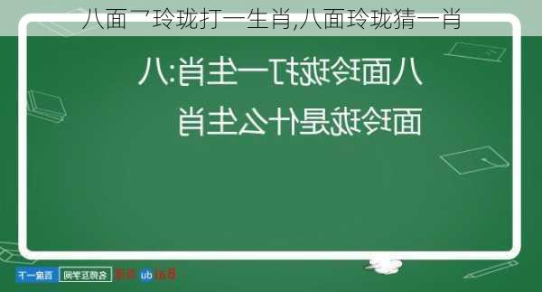 八面乛玲珑打一生肖,八面玲珑猜一肖