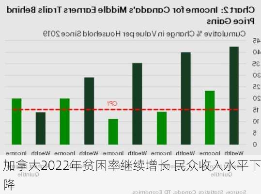 加拿大2022年贫困率继续增长 民众收入水平下降