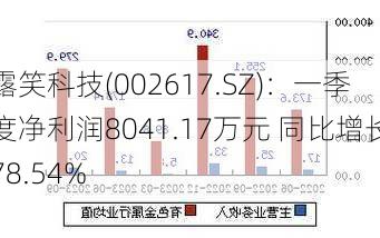 露笑科技(002617.SZ)：一季度净利润8041.17万元 同比增长78.54%