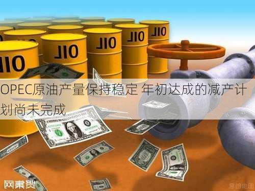 OPEC原油产量保持稳定 年初达成的减产计划尚未完成