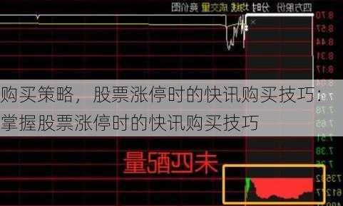 购买策略，股票涨停时的快讯购买技巧：掌握股票涨停时的快讯购买技巧