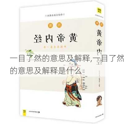 一目了然的意思及解释,一目了然的意思及解释是什么