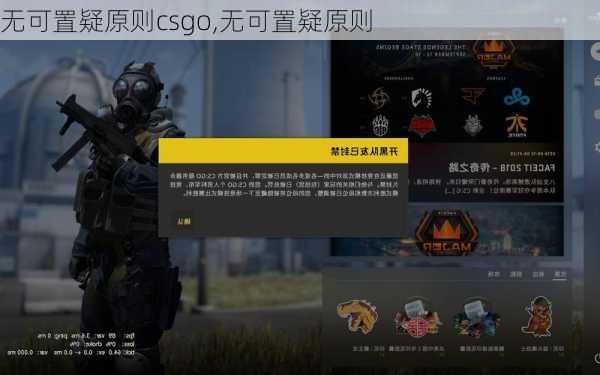 无可置疑原则csgo,无可置疑原则