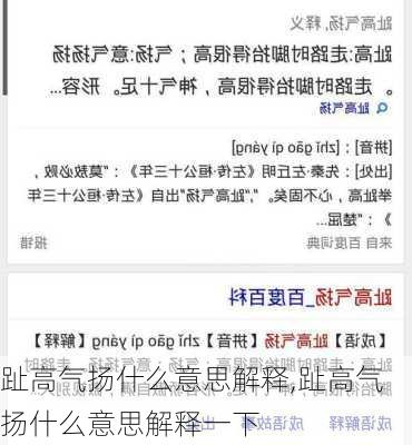 趾高气扬什么意思解释,趾高气扬什么意思解释一下