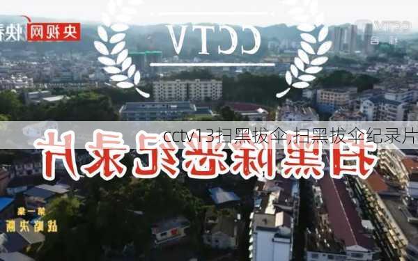 cctv13扫黑拔伞,扫黑拔伞纪录片