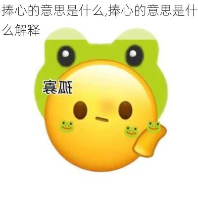 捧心的意思是什么,捧心的意思是什么解释