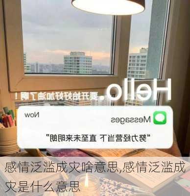 感情泛滥成灾啥意思,感情泛滥成灾是什么意思