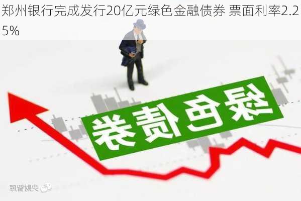 郑州银行完成发行20亿元绿色金融债券 票面利率2.25%