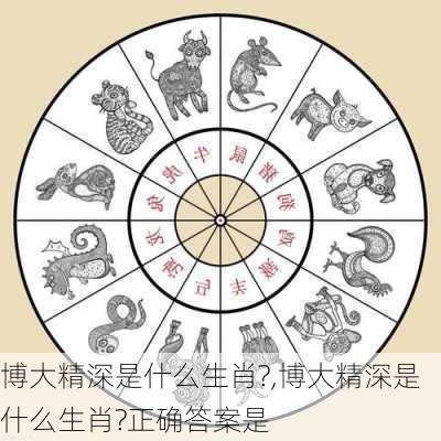 博大精深是什么生肖?,博大精深是什么生肖?正确答案是