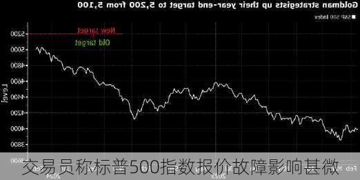 交易员称标普500指数报价故障影响甚微