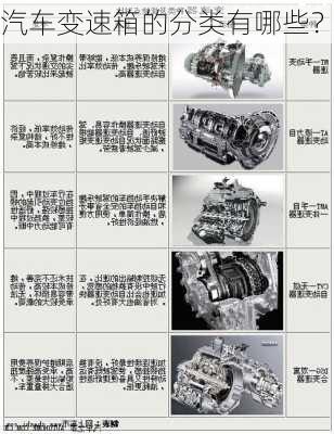 汽车变速箱的分类有哪些？