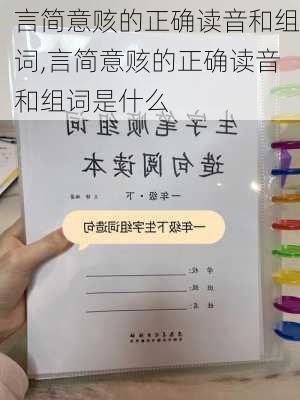 言简意赅的正确读音和组词,言简意赅的正确读音和组词是什么