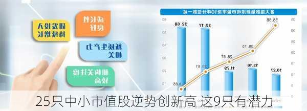 25只中小市值股逆势创新高 这9只有潜力