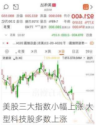 美股三大指数小幅上涨 大型科技股多数上涨