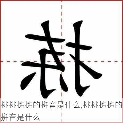 挑挑拣拣的拼音是什么,挑挑拣拣的拼音是什么