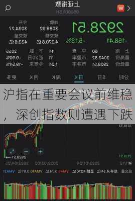 沪指在重要会议前维稳，深创指数则遭遇下跌