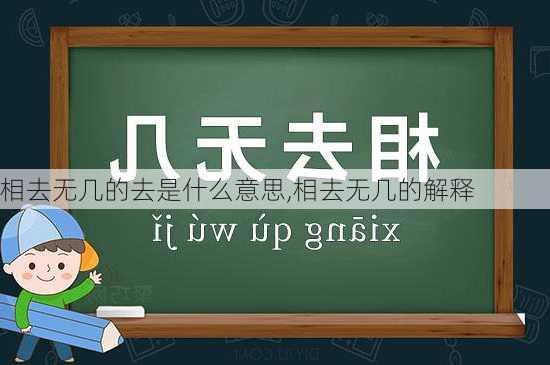 相去无几的去是什么意思,相去无几的解释