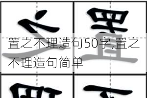 置之不理造句50字,置之不理造句简单