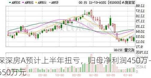 深深房A预计上半年扭亏，归母净利润450万-650万元