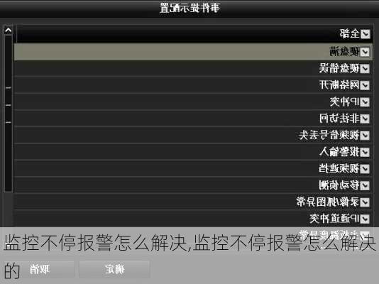 监控不停报警怎么解决,监控不停报警怎么解决的