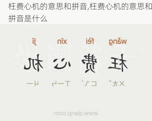 枉费心机的意思和拼音,枉费心机的意思和拼音是什么