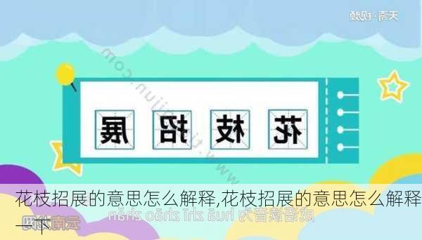 花枝招展的意思怎么解释,花枝招展的意思怎么解释一下