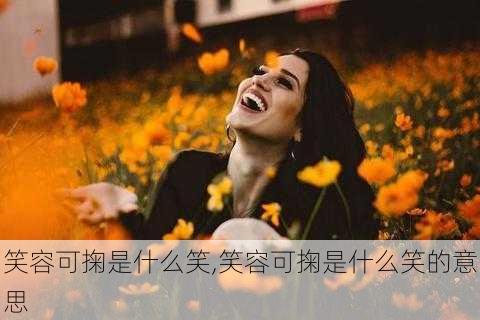 笑容可掬是什么笑,笑容可掬是什么笑的意思