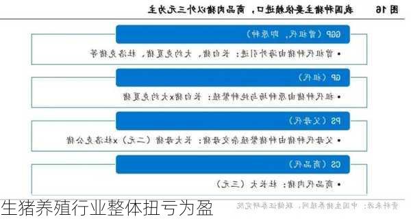 生猪养殖行业整体扭亏为盈