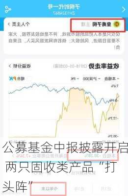 公募基金中报披露开启 两只固收类产品“打头阵”