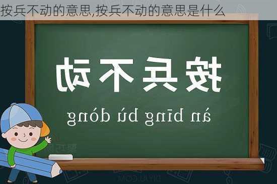 按兵不动的意思,按兵不动的意思是什么