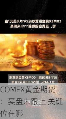 COMEX黄金期货：买盘未跟上 关键位在哪