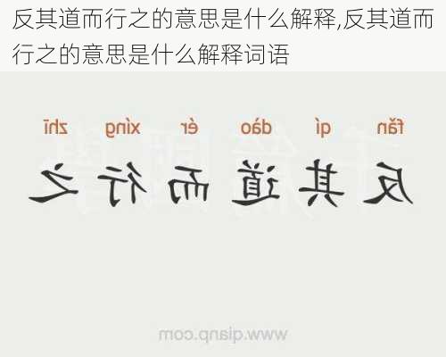 反其道而行之的意思是什么解释,反其道而行之的意思是什么解释词语