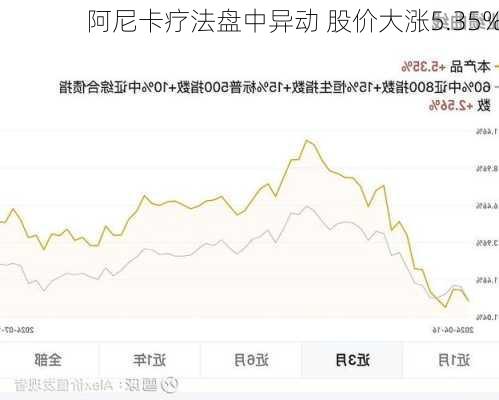 阿尼卡疗法盘中异动 股价大涨5.35%