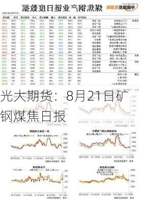 光大期货：8月21日矿钢煤焦日报