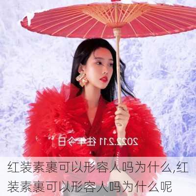 红装素裹可以形容人吗为什么,红装素裹可以形容人吗为什么呢