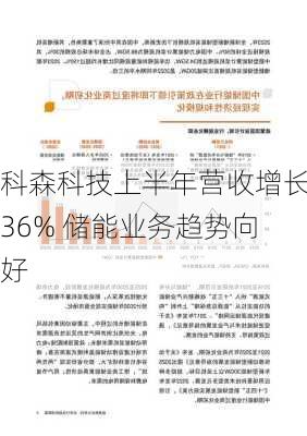 科森科技上半年营收增长36% 储能业务趋势向好