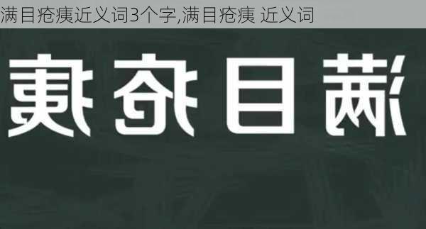 满目疮痍近义词3个字,满目疮痍 近义词