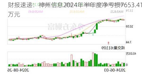 财报速递：神州信息2024年半年度净亏损7653.41万元