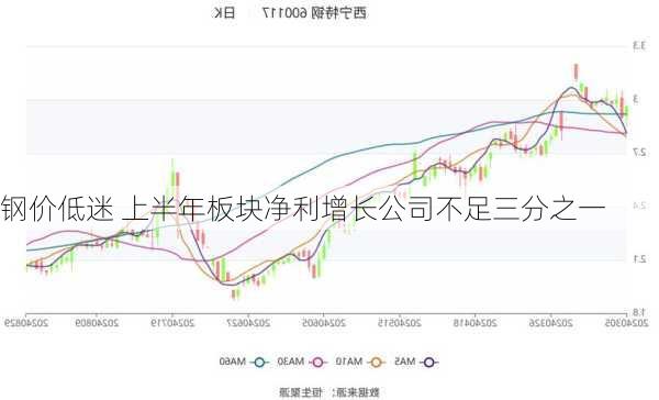 钢价低迷 上半年板块净利增长公司不足三分之一