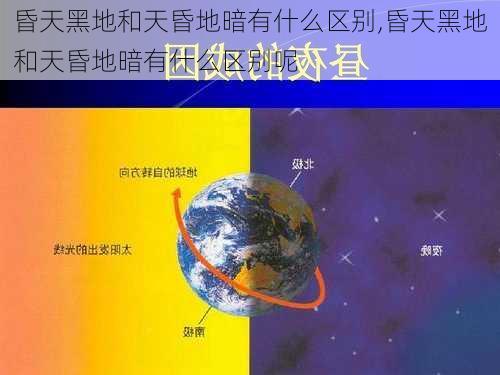 昏天黑地和天昏地暗有什么区别,昏天黑地和天昏地暗有什么区别呢