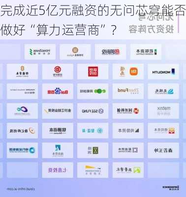 完成近5亿元融资的无问芯穹能否做好“算力运营商”？
