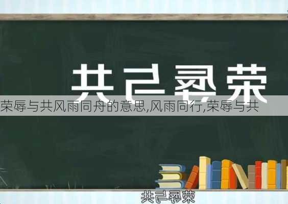 荣辱与共风雨同舟的意思,风雨同行,荣辱与共