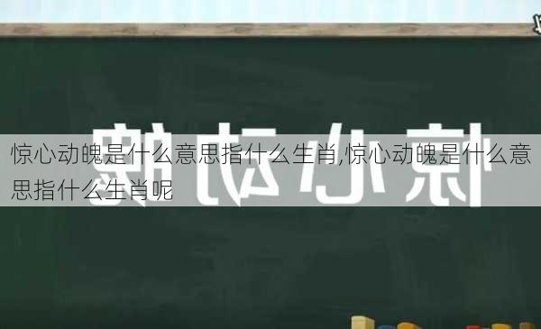 惊心动魄是什么意思指什么生肖,惊心动魄是什么意思指什么生肖呢