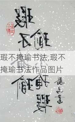 瑕不掩瑜书法,瑕不掩瑜书法作品图片