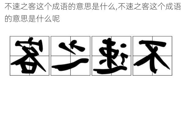 不速之客这个成语的意思是什么,不速之客这个成语的意思是什么呢