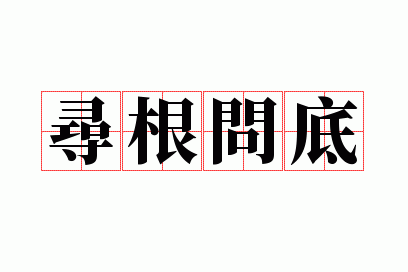 寻根问底什么意思啊,寻根问底什么意思啊